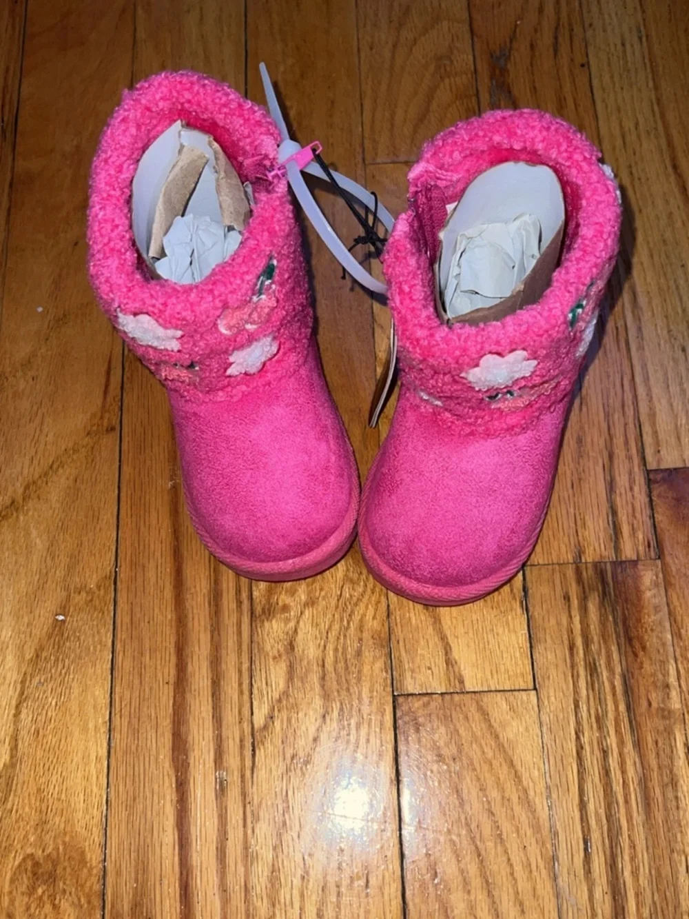 GIRLS' BEBE TODDLER JAMIE WINTER Pink boots size 5